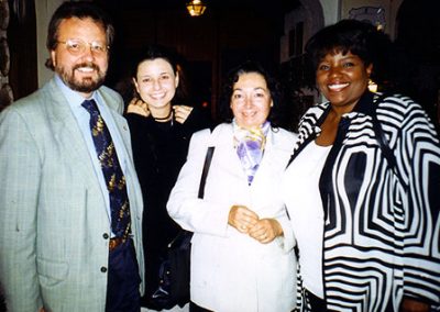 Danilo (con la moglie e la figlia Cristiana) e Gloria Gaynor